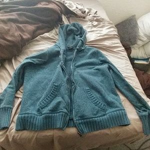 Blue hoodie. Great shape.  My style has changed.