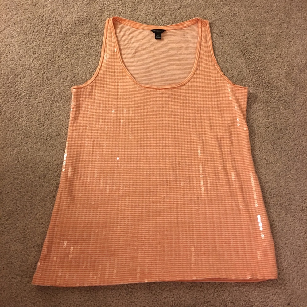 Ann Taylor sparkle tank top