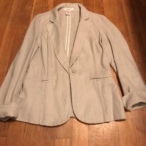 Silver blazer