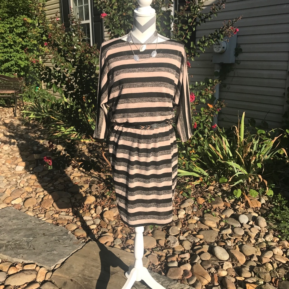 Dolman sleeve dress