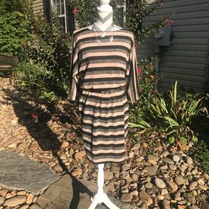 Dolman sleeve dress