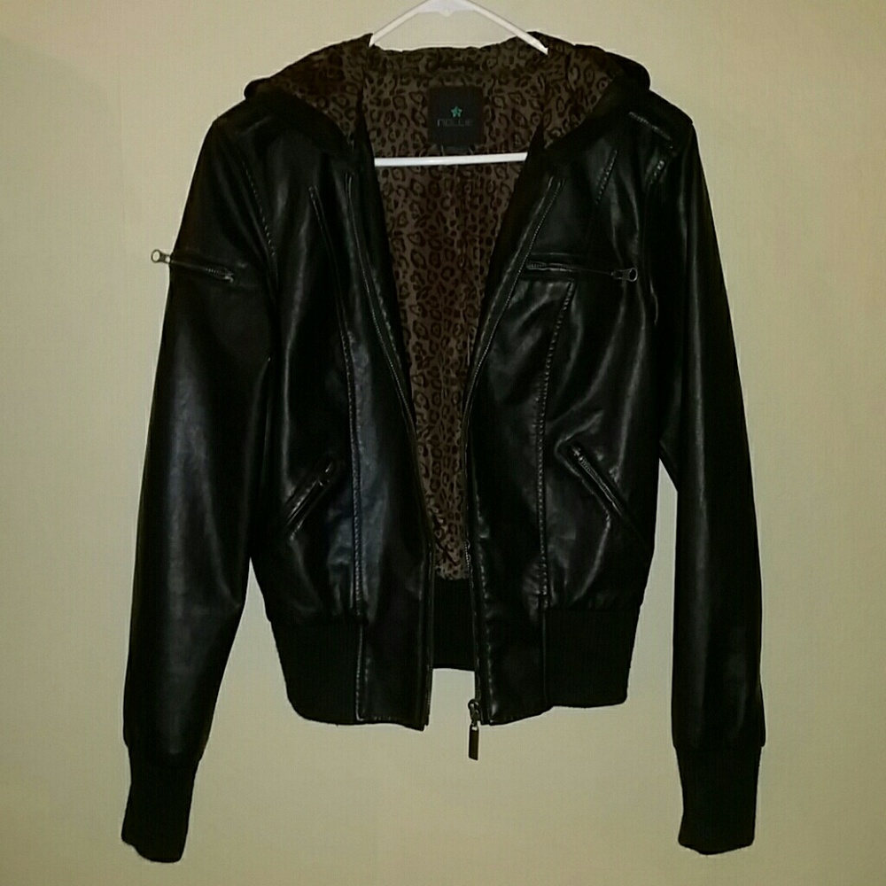 Faux Leather Jacket