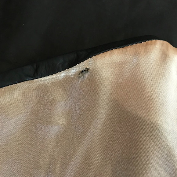 J Brand Leather Front Top/Vest and Sheer Back Sz S - Picture 8 of 8