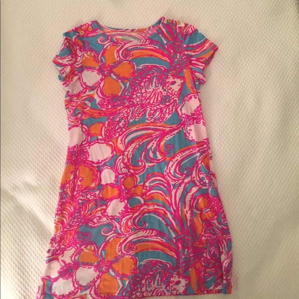 Girls Lilly Pulitzer cotton T-shirt dress