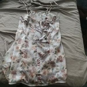 Lavender floral blouse. Does not fit anymore.