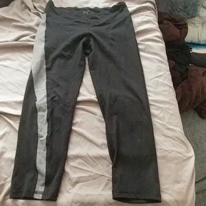 Champion workout leggings.  Don't fit anymore