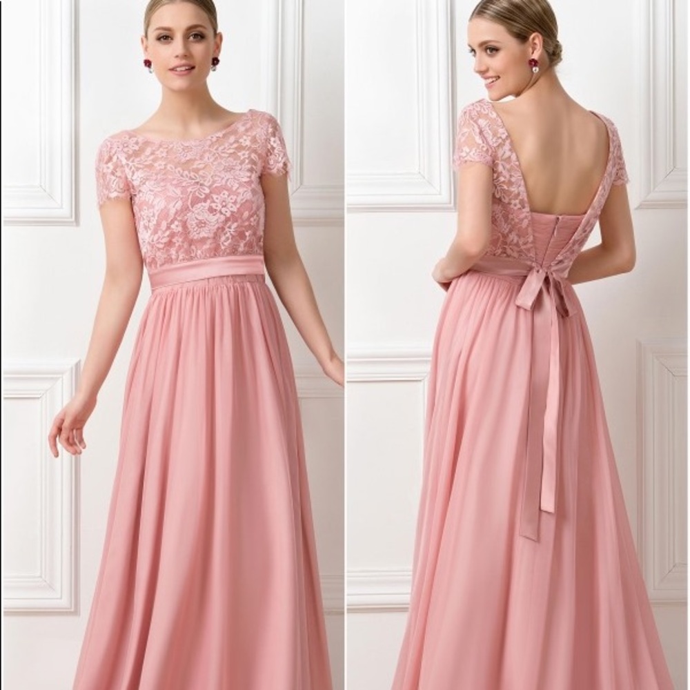 Bridesmaids dress brand new size 20 pearl pink