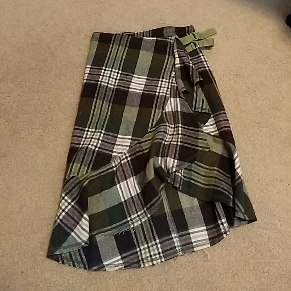 Free People wrap skirt.