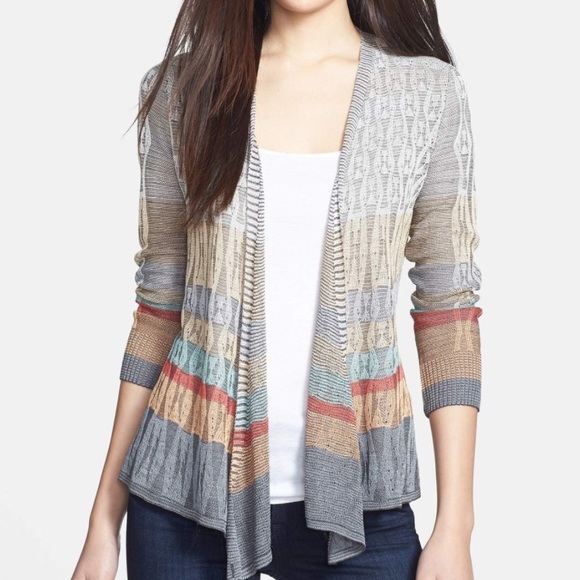 NIC+ZOE Sweaters - CCO💎 Oasis Front Drape Silk Cardigan