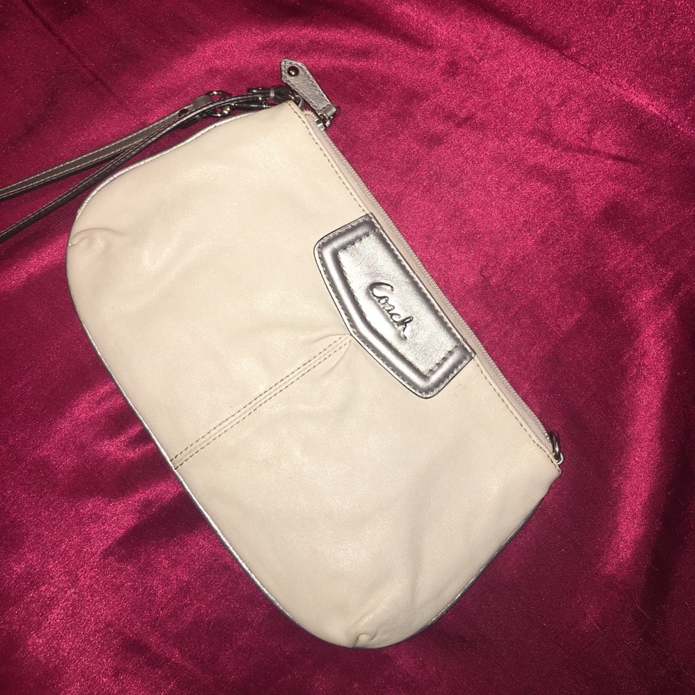 Small coach wristlet