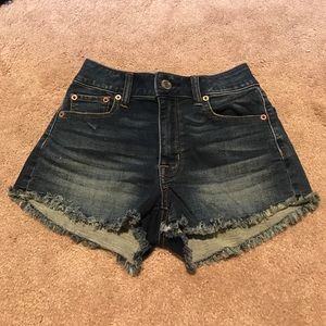 Denim shorts