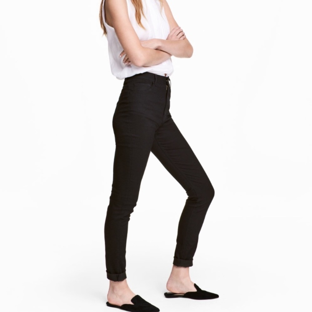High Waisted Black Pants