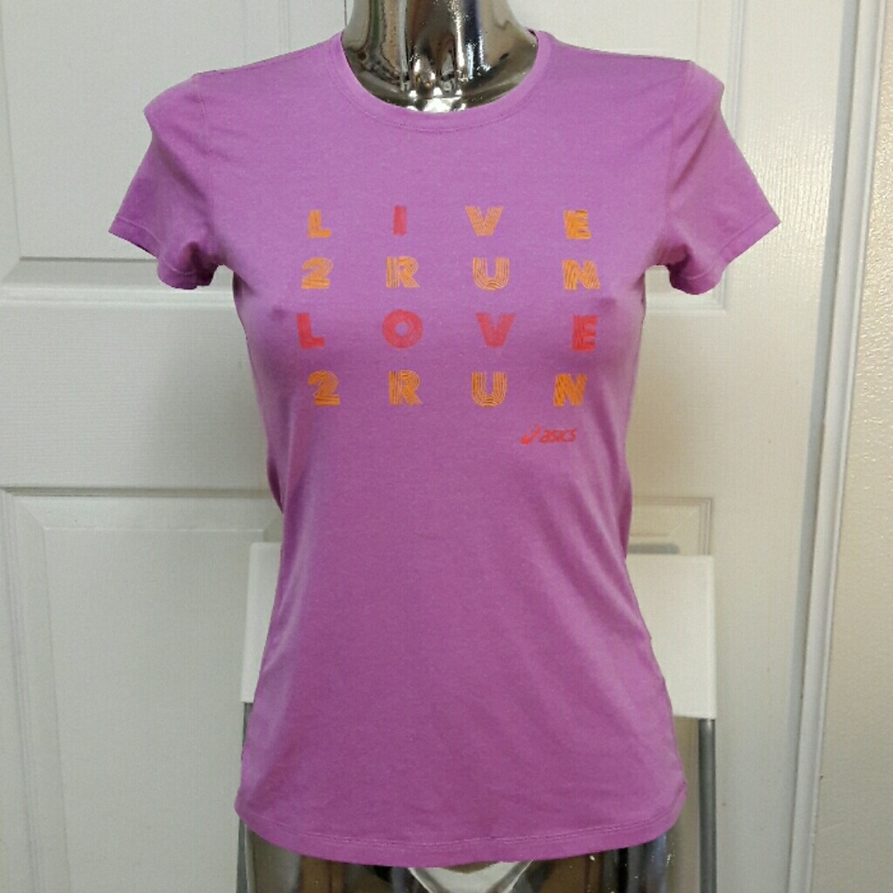 ASICS Womens Running Top 'Live2RunLove2Run'