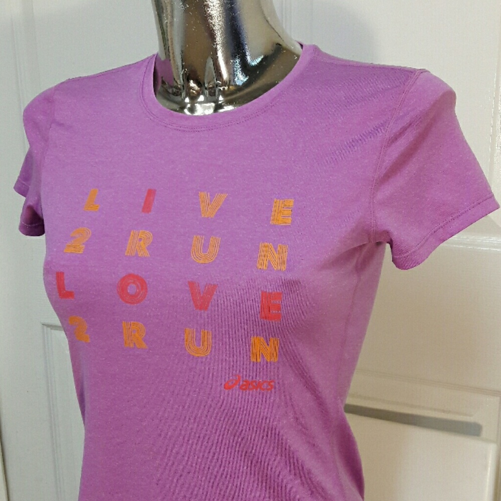 ASICS Womens Running Top 'Live2RunLove2Run' - Picture 3 of 8