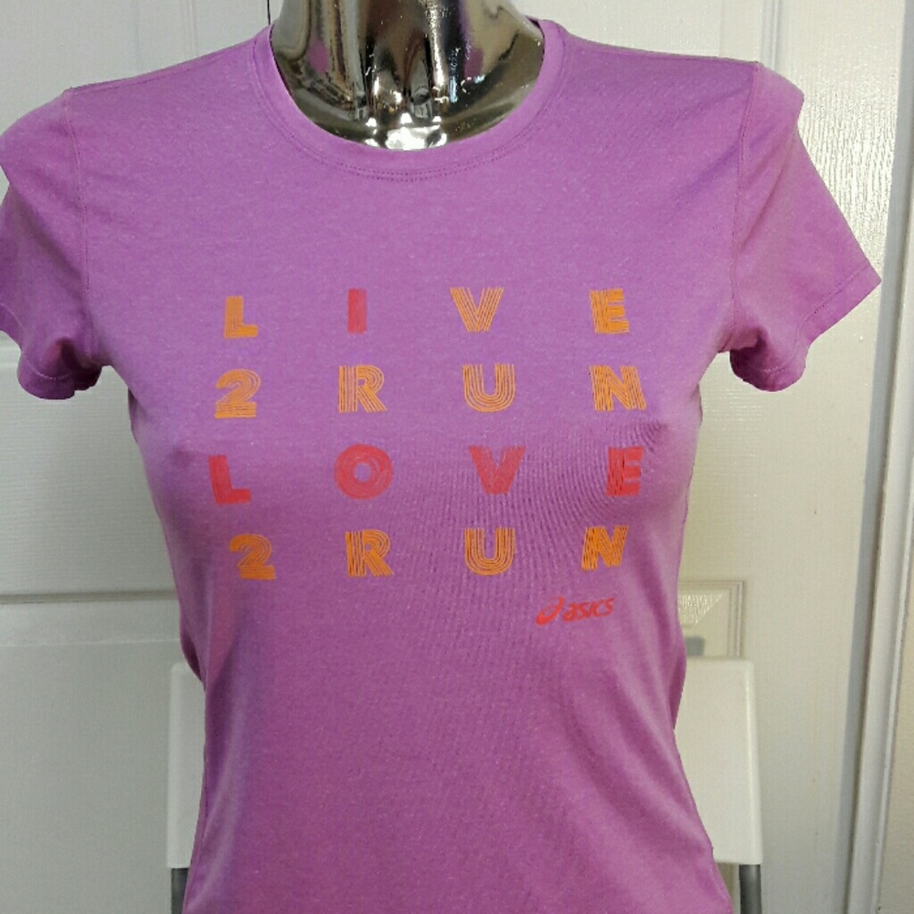ASICS Womens Running Top 'Live2RunLove2Run' - Picture 6 of 8