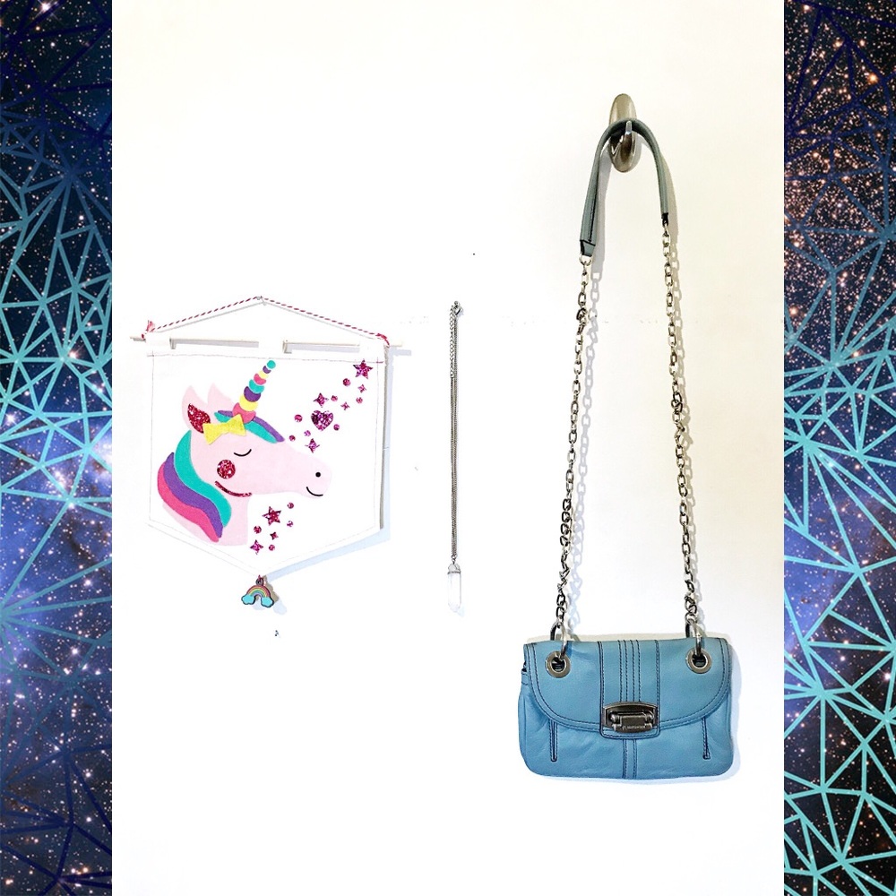 B. Makowsky Leather Crossbody Purse