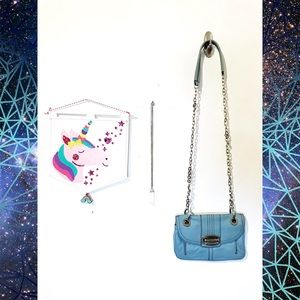 B. Makowsky Leather Crossbody Purse