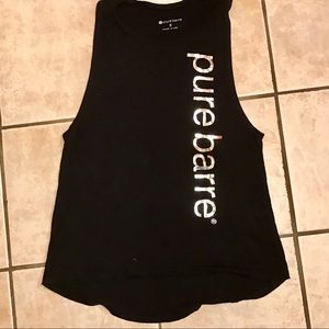 Pure Barre Silver Foil Tank