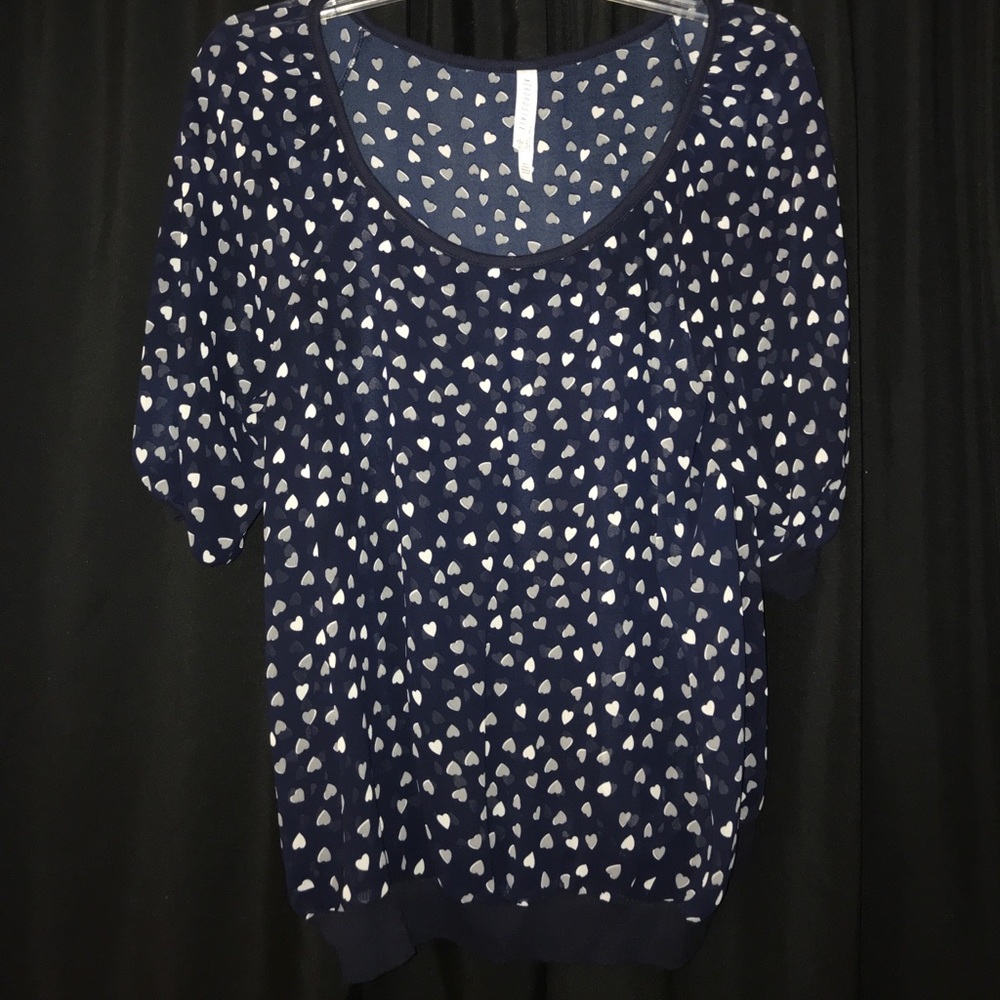 Aéropostale see through heart shirt