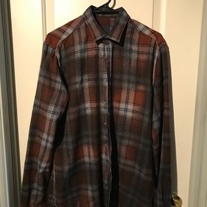 Lanvin Plaid Button Down