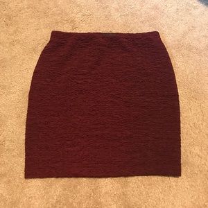 Pencil mini skirt