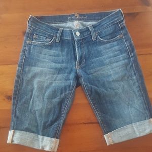 7 For All Mankind designer shorts