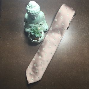 ENVOY Tie BROWN W/ Teal WHITE AND FLORAL 55"X 3"