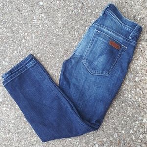 Joe's Jeans Blue Denim Crop Pants 26