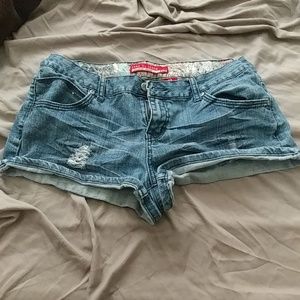 Dana Do Jeans light blue denim short shorts Dana Do Jeans light blue denim short shorts