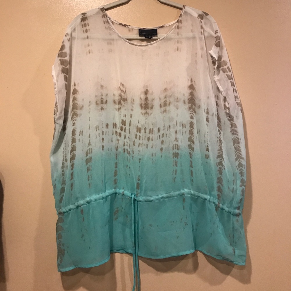 Tie Dye Draw String Top Size Large