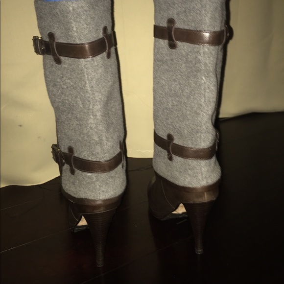 Grey and brown boots, never been worn. - Picture 3 of 5