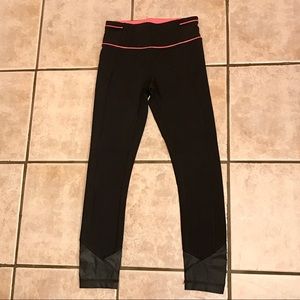 Lululemon Grey and Coral Pink Legging