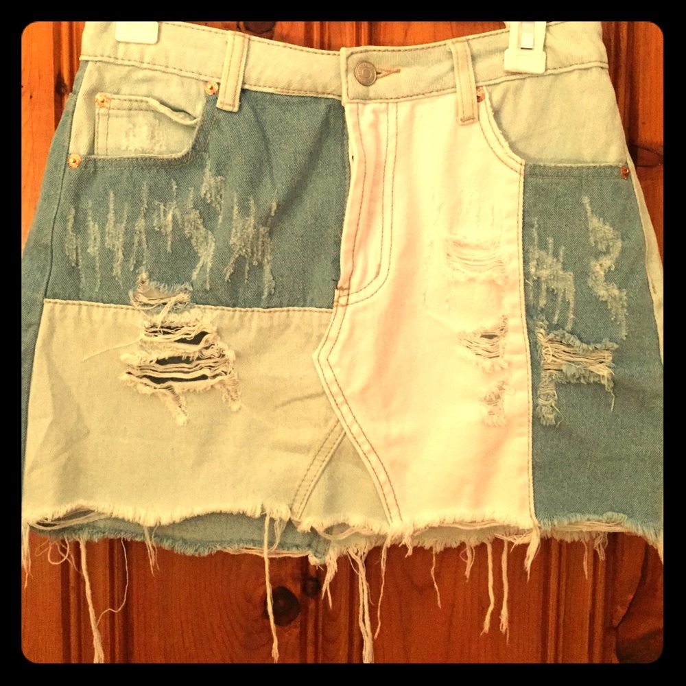 Denim skirt