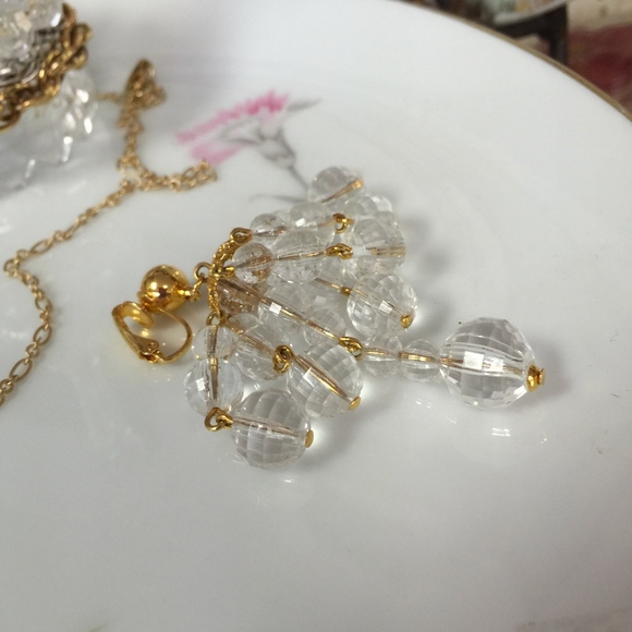 Vintage Jewelry Set, Repurposed 3 Piece, 1970 - Picture 2 of 5