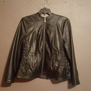 Black moto jacket