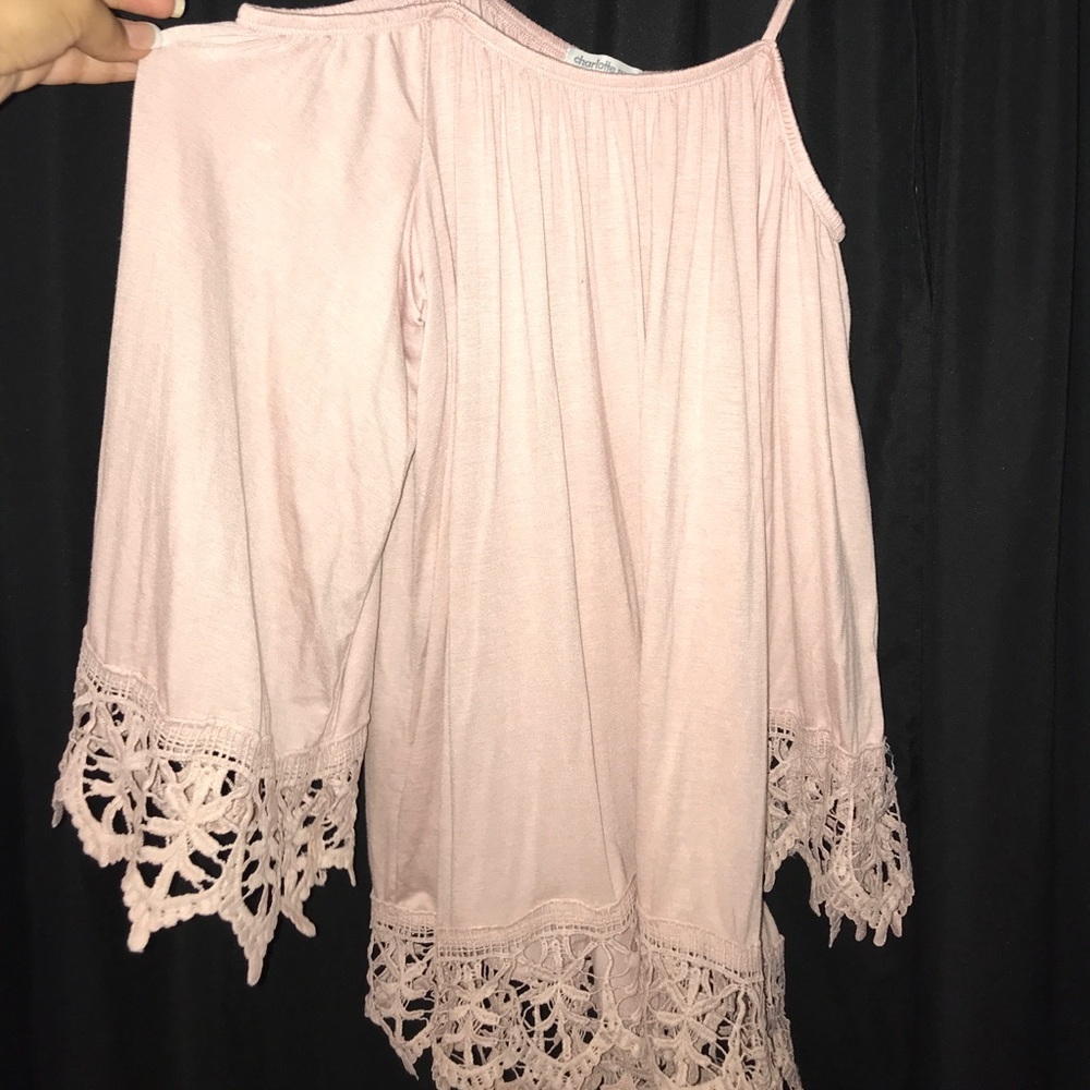 Charlotte Russe off shoulder spaghetti strap