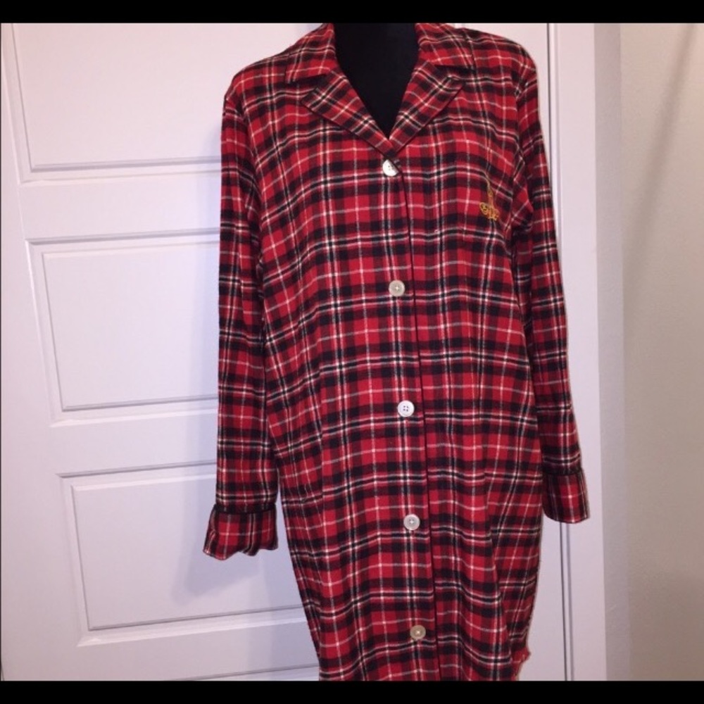 Ralph Lauren plaid night shirt - women's XL