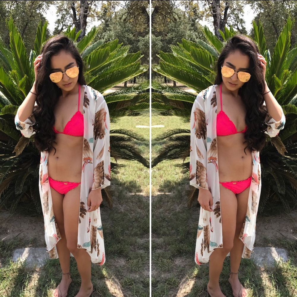 ‼️PRICE DROP‼️Ivory Kimono Long