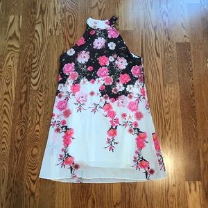Mini halter cherry blossom dress