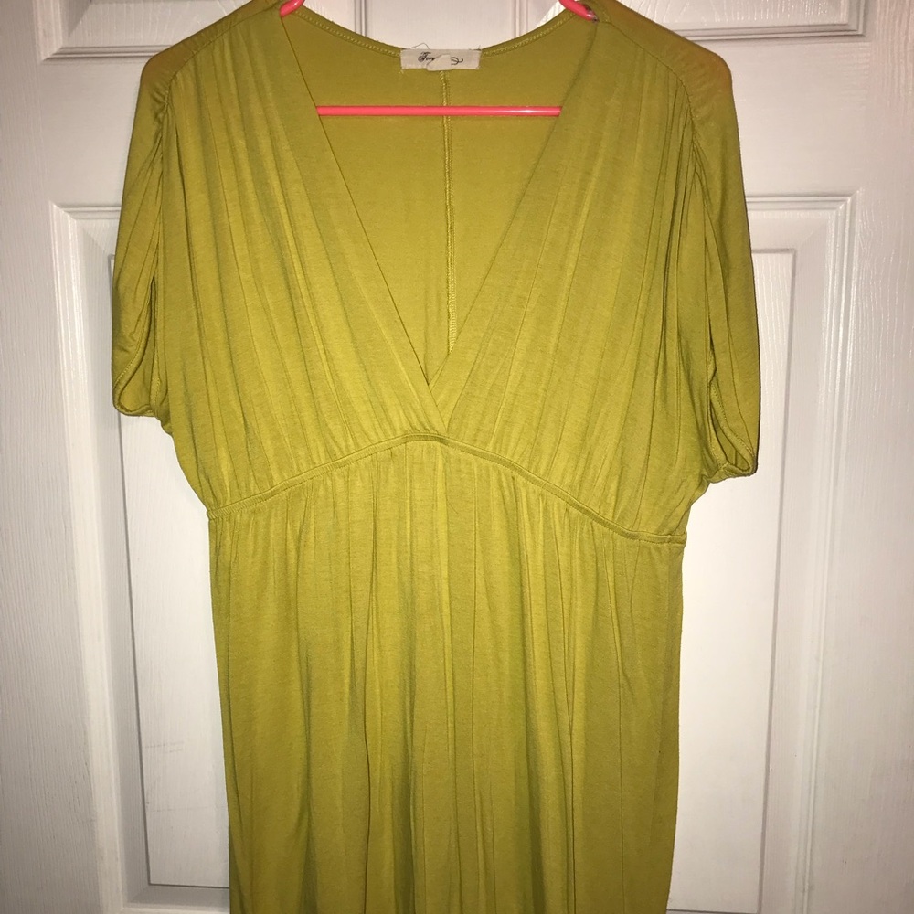Mustard dress