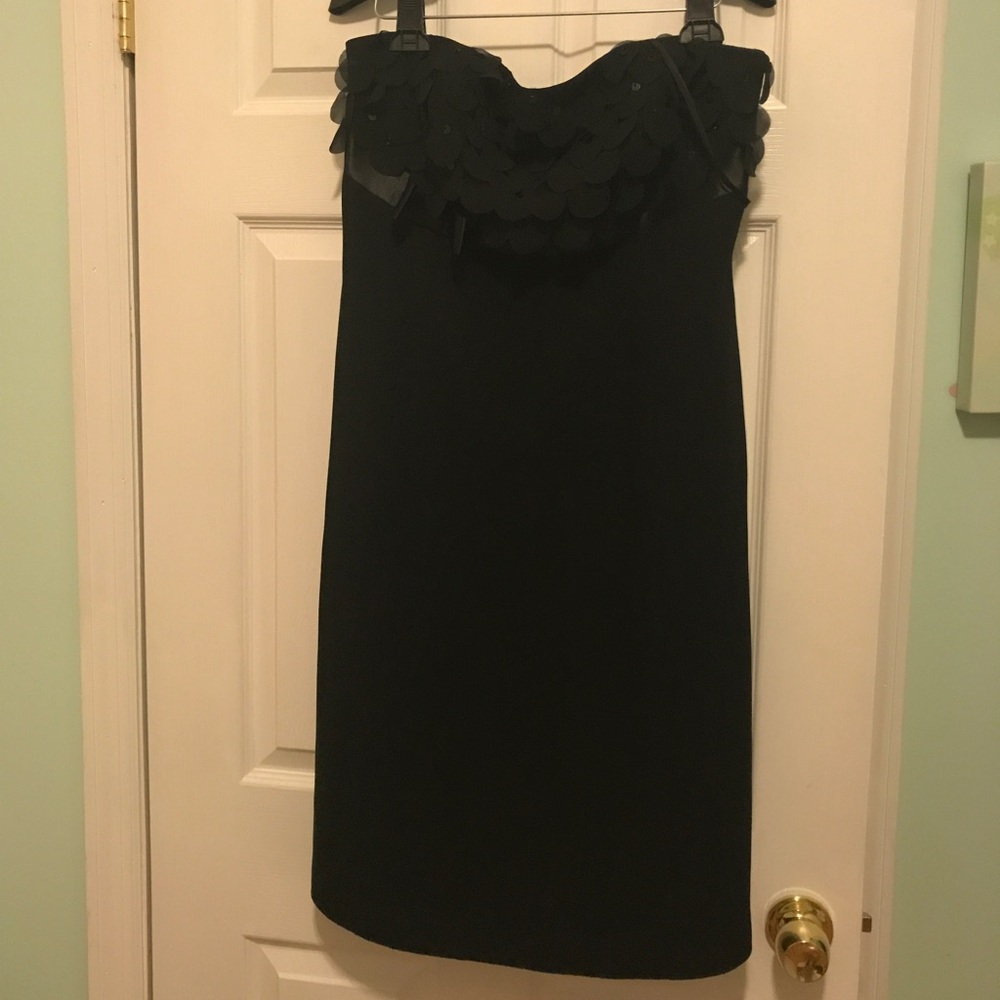 Liz Claiborne Strapless Black Dress