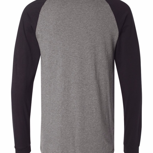 Bella + Canvas - Long Sleeve Jersey Baseball Tee - Picture 3 of 3