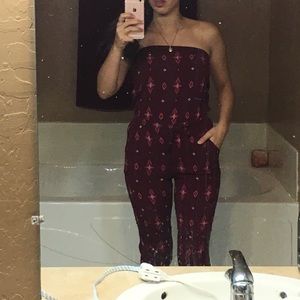 Maroon Mudd pants romper Maroon Mudd pants romper