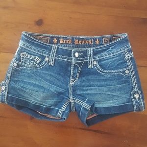 Rock revival designer shorts Rock revival designer shorts
