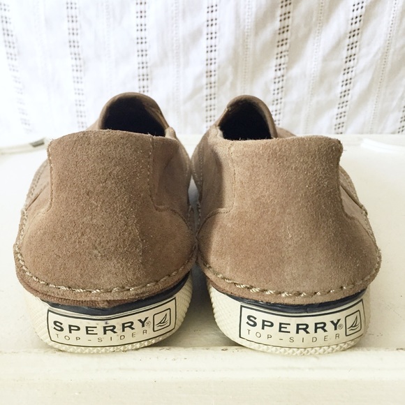 Sperry Top-Sider Men\'s Cruz Slip-On Suede Taupe Size 7 M Shoes main image 6