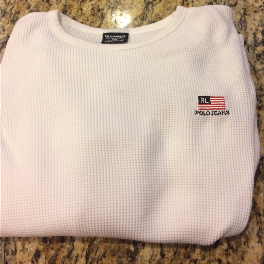 Polo Jeans White Long Sleeve