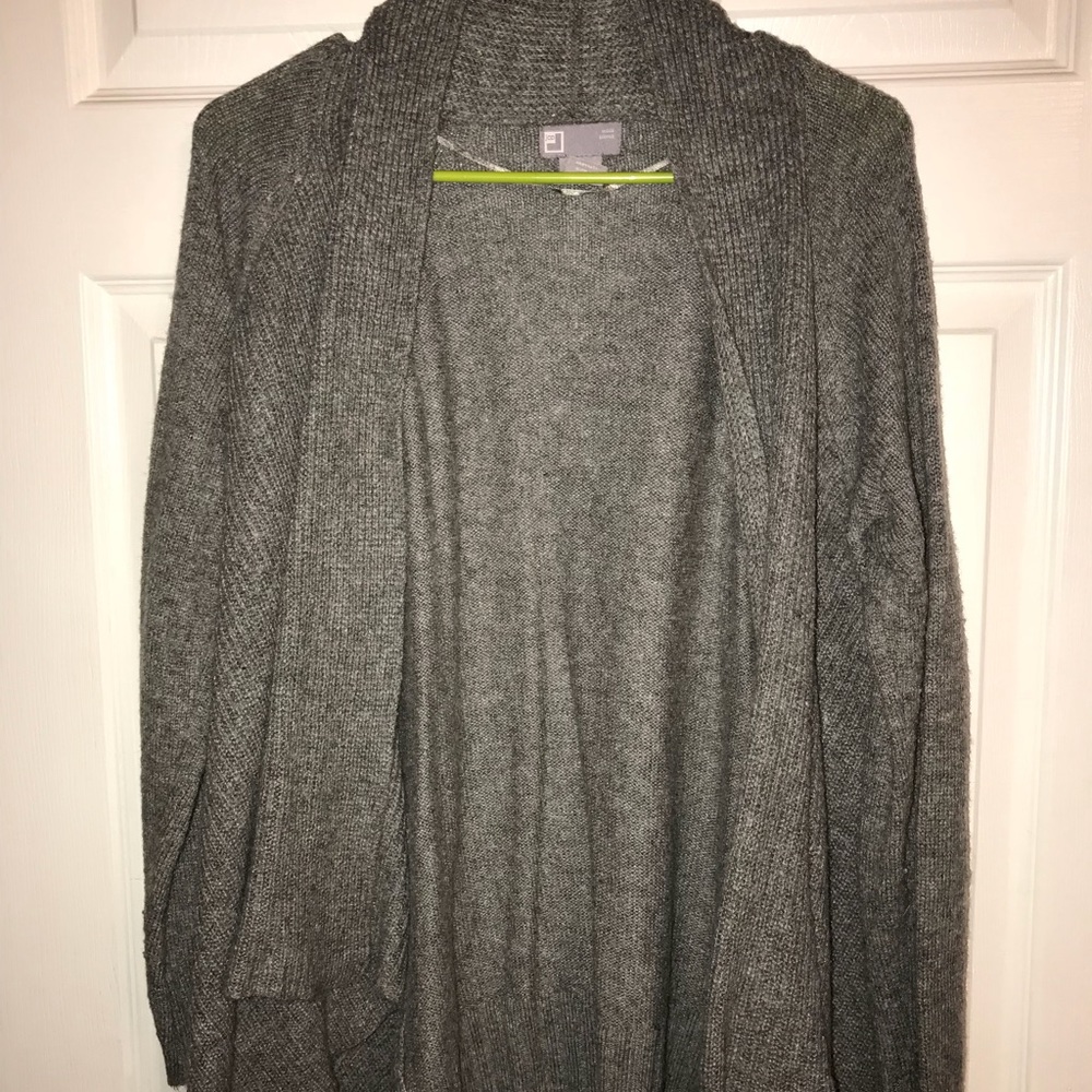 Grey cardigan