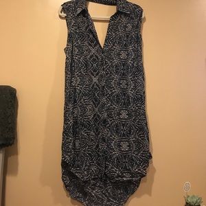 BCBG Generation Collar Sleeveless button up dress