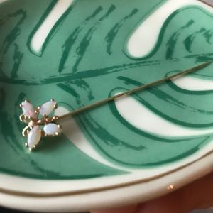 Opal butterfly pin Opal butterfly pin