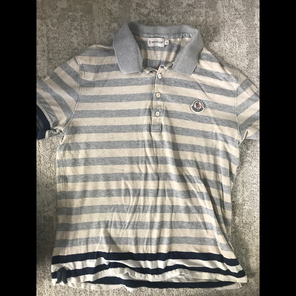 Moncler  stripped Polo Shirt